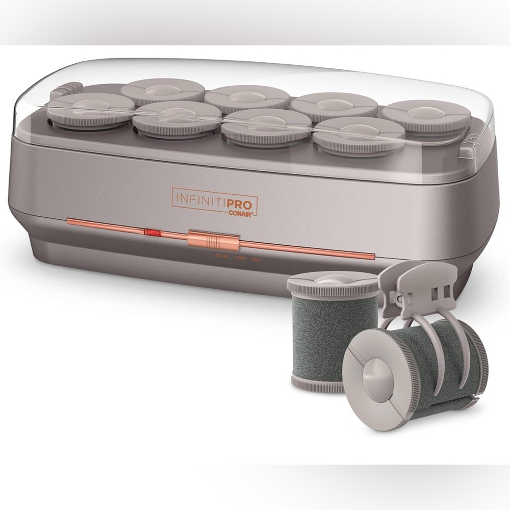 Infiniti Pro Conair Hair Rollers - Gray and Silver